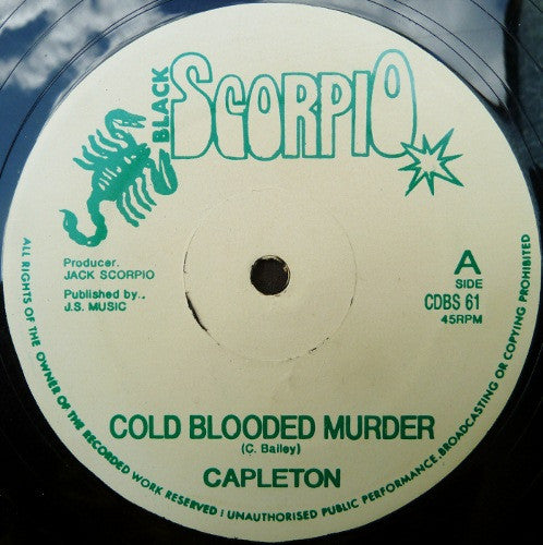 Capleton : Cold Blooded Murder (12")