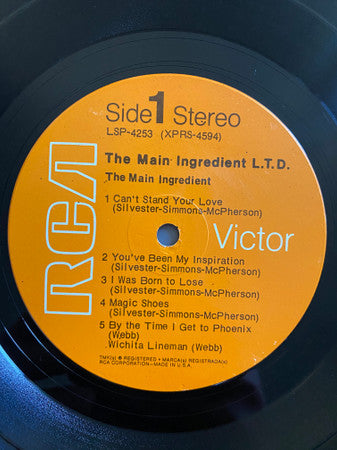 The Main Ingredient : L.T.D. (LP, Album)