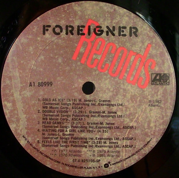 Foreigner : Records (LP, Comp, Die)