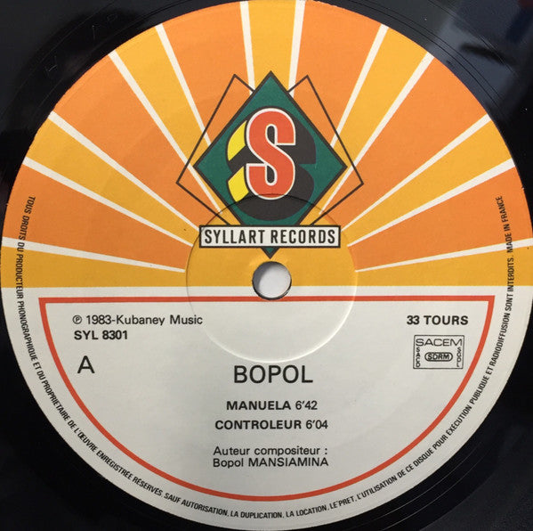 Bopol Mansiamina : Manuela (LP)