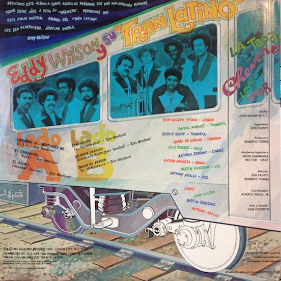 Eddy Wilson Y Su Tren Latino : Eddy Wilson Y Su Tren Latino (LP, Album, RP)