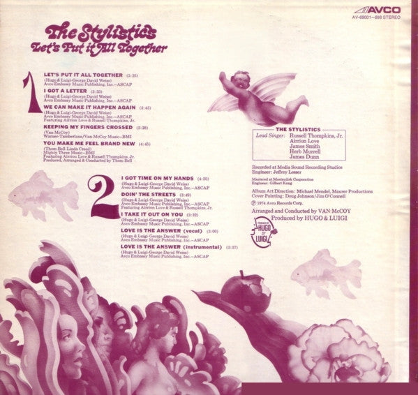 The Stylistics : Let's Put It All Together (LP, Album)