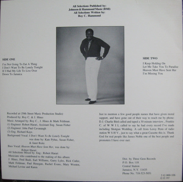 Roy "C."* : Let Me Take You To Paradise (LP, Album)