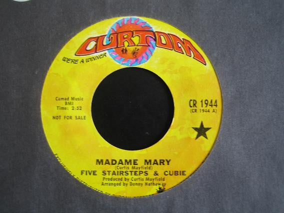 Five Stairsteps & Cubie* : Madame Mary / Little Boy Blue (7", Promo)