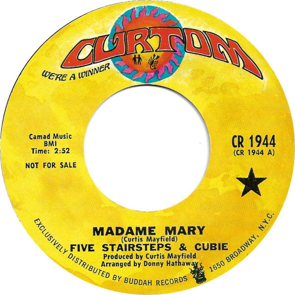 Five Stairsteps & Cubie* : Madame Mary / Little Boy Blue (7", Promo)