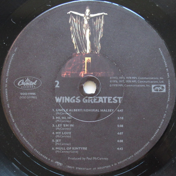 Wings (2) : Wings Greatest (LP, Comp, Win)