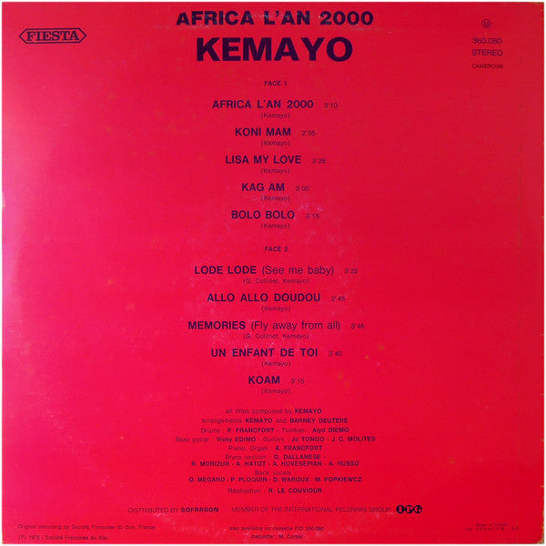 Kemayo : Africa L'An 2000 (LP, Album)