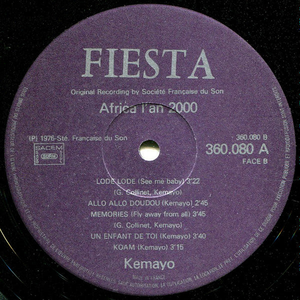 Kemayo : Africa L'An 2000 (LP, Album)