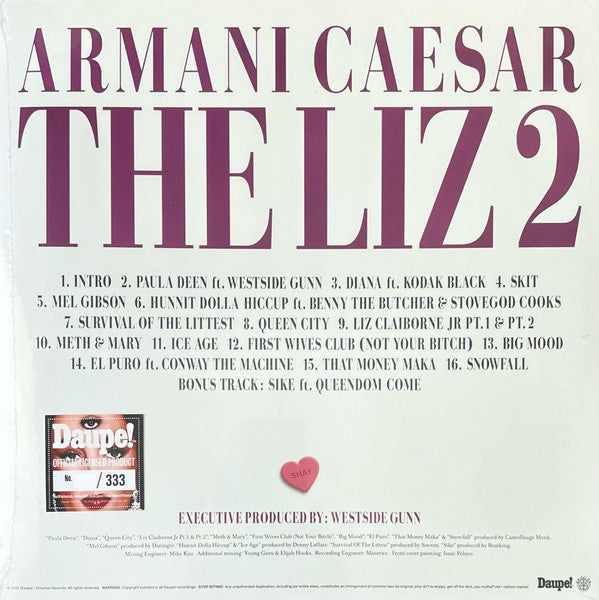 Armani Caesar : The Liz 2 (LP, Ltd, Pic)