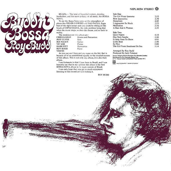 Roy Budd : Budd 'N' Bossa (LP)