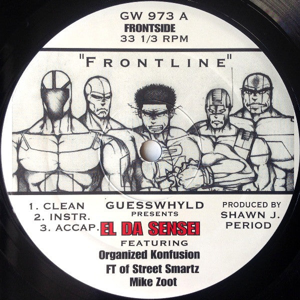 El The Sensei* : Frontline B/W All Rise (12")