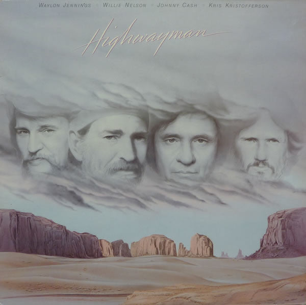 Waylon Jennings, Willie Nelson, Johnny Cash, Kris Kristofferson : Highwayman (LP, Album)