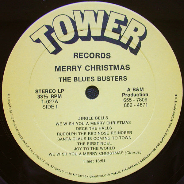 The Blues Busters : Merry Christmas (LP, Album)