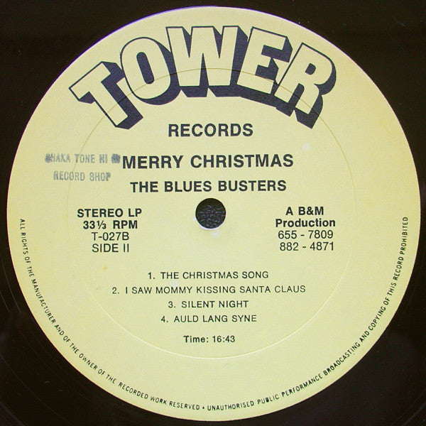 The Blues Busters : Merry Christmas (LP, Album)