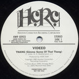 Videeo : Thang (Gimme Some Of That Thang) (12", Promo, Whi)