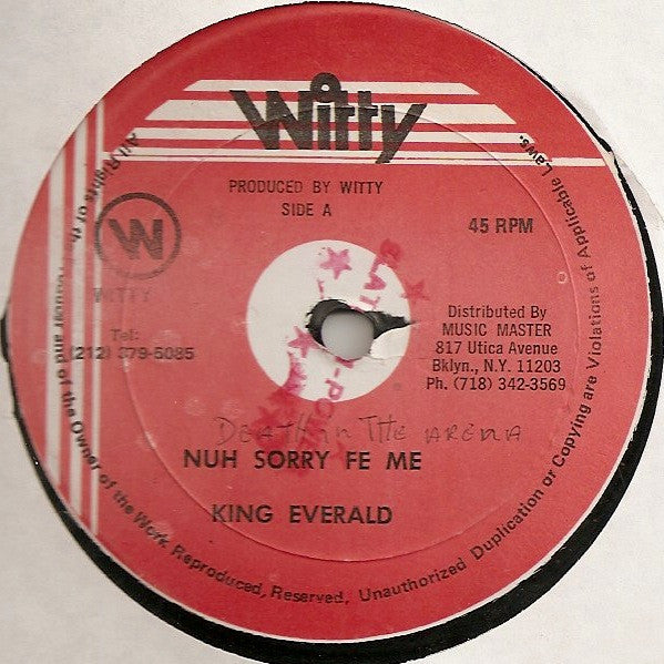 King Everald : Nuh Sorry Fe Me (12")