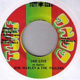 Bob Marley & The Wailers : Jah Live (7", RE)