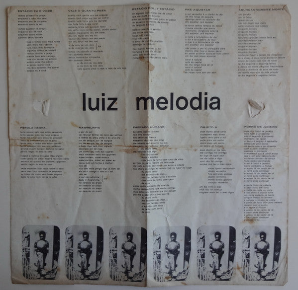 Luiz Melodia : Pérola Negra (LP, Album, RE)