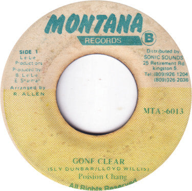 Poison Chang : Gone Clear (7")