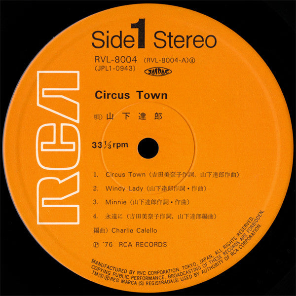 山下達郎* : Circus Town (LP, Album)