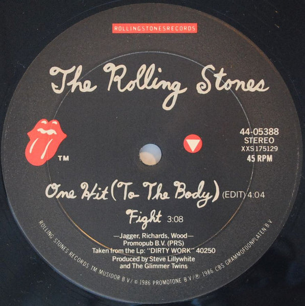 The Rolling Stones : One Hit (To The Body) (12")