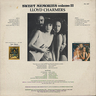 Lloyd Charmers : Sweet Memories Volume III (LP, Album, Whi)