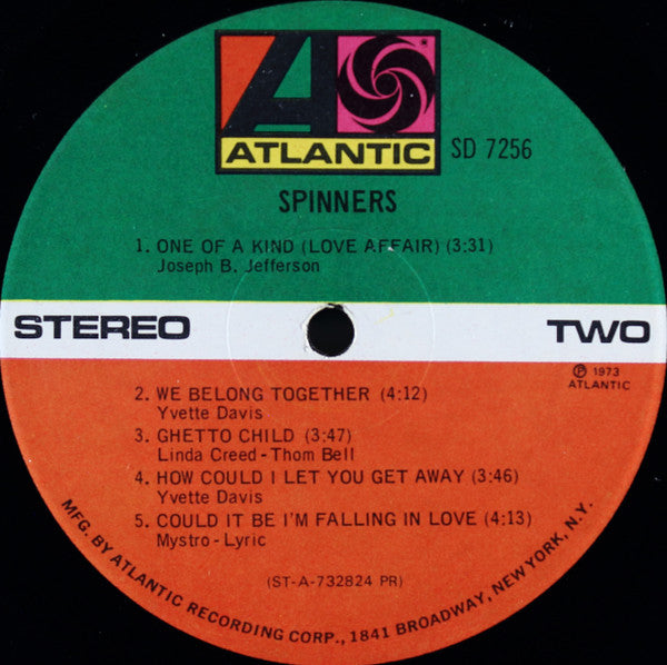 Spinners : Spinners (LP, Album, Pre)