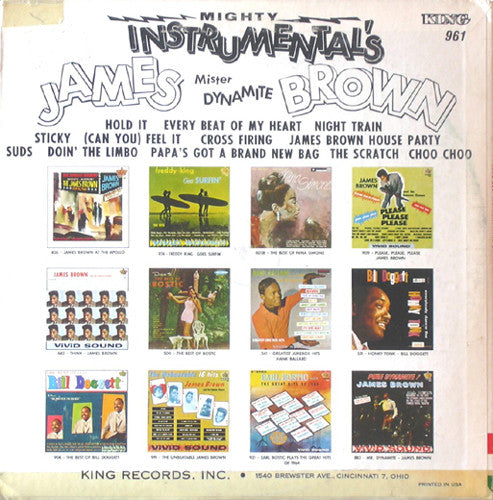 James Brown & The Famous Flames : Mighty Instrumental's (LP, Album)