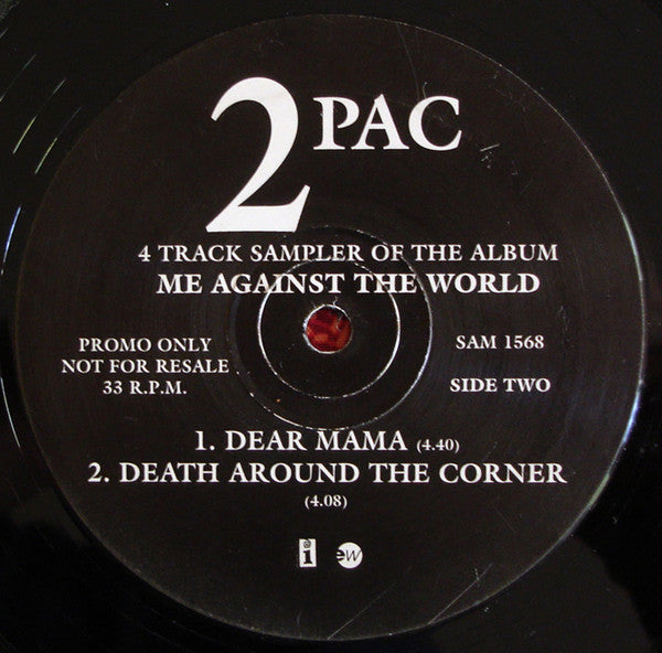 2Pac : Me Against The World (12", Promo, Smplr)