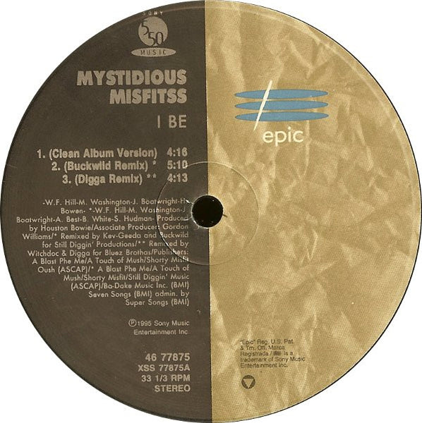 Mystidious Misfitss : I Be (12")