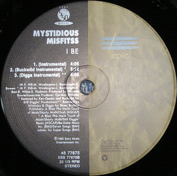 Mystidious Misfitss : I Be (12")