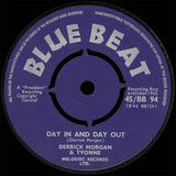 Derrick Morgan & Yvonne* : Meekly Wait / Day In Day Out (7", Single)