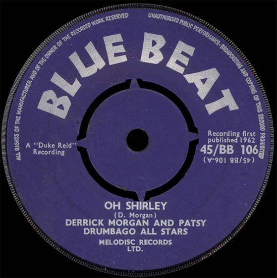 Derrick Morgan And Patsy*, Drumbago All Stars / Basil Gabidon's Group : Oh Shirley / Sam The Fisherman (7", Single, M/Print)