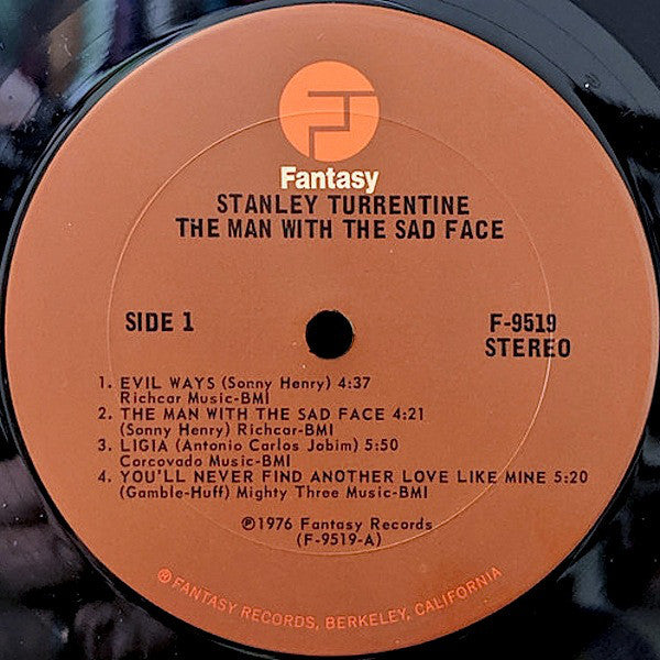 Stanley Turrentine : The Man With The Sad Face (LP, Album, San)