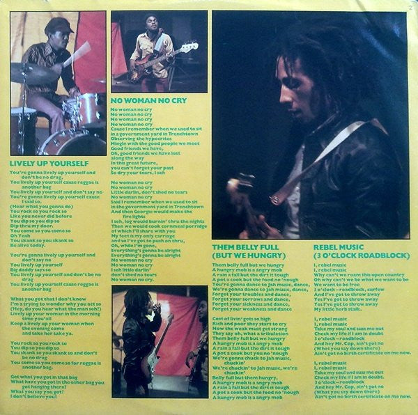 Bob Marley & The Wailers : Natty Dread (LP, Album, RP, Gol)