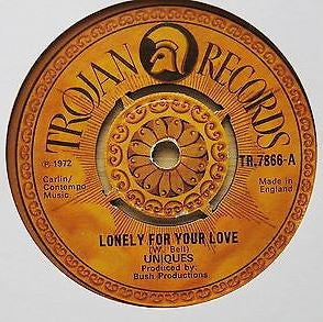 Uniques* / The Lions Den : Lonely For Your Love / Chick-A-Bow (7")