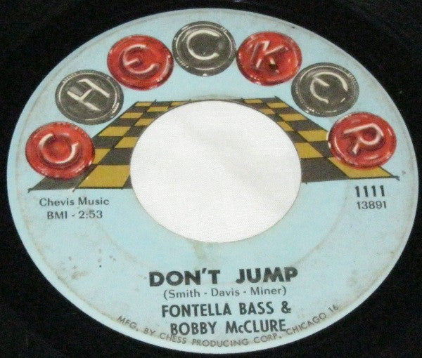 Fontella Bass & Bobby McClure : Don't Jump / You'll Miss Me (When I'm Gone) (7", Single)