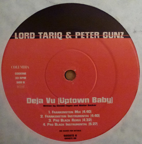 Lord Tariq & Peter Gunz : Deja Vu (Uptown Baby) (12")