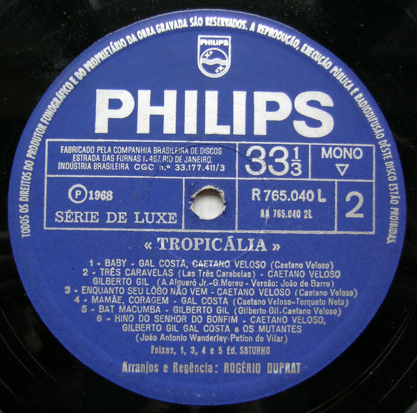 Various : Tropicália Ou Panis Et Circencis (LP, Album, Mono)