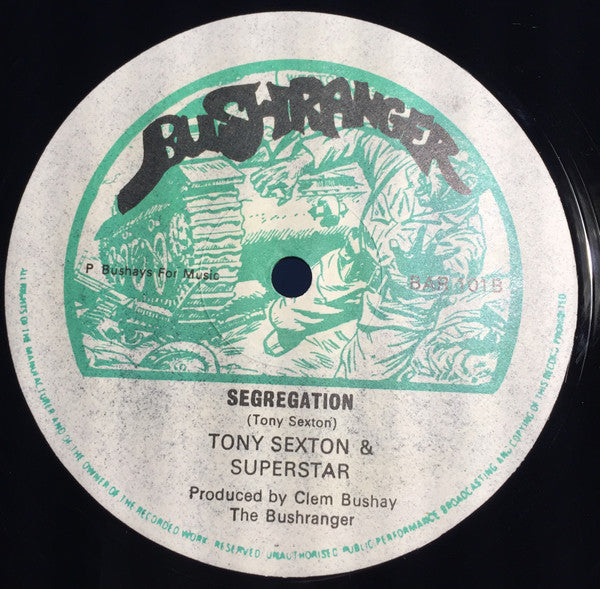 Owen Gray & Ranking Jah Son / Tony Sexton & Superstar* : The Greatest Love Of All / Segregation (12")