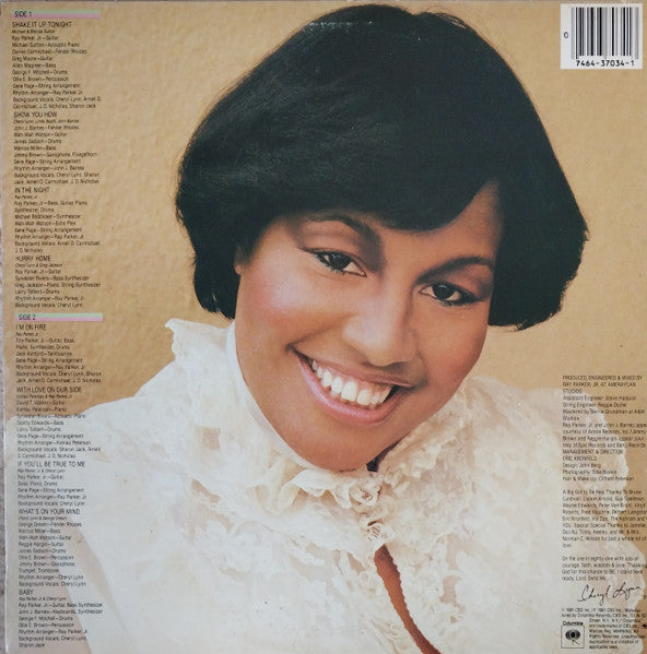 Cheryl Lynn : In The Night (LP, Album)