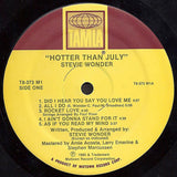 Stevie Wonder : Hotter Than July (LP, Album, Gat)