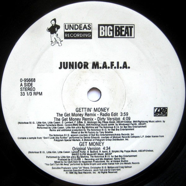 Junior M.A.F.I.A. : Gettin' Money (The Get Money Remix) (12")