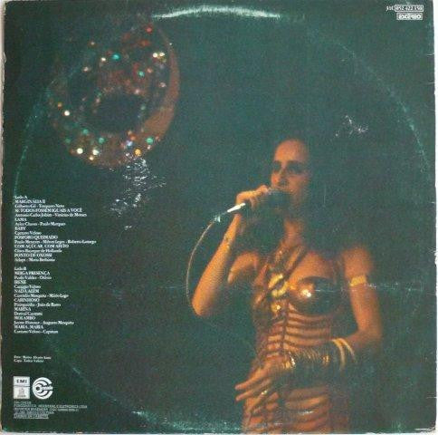 Maria Bethânia : Maria Bethânia Ao Vivo (LP, Comp, RE)