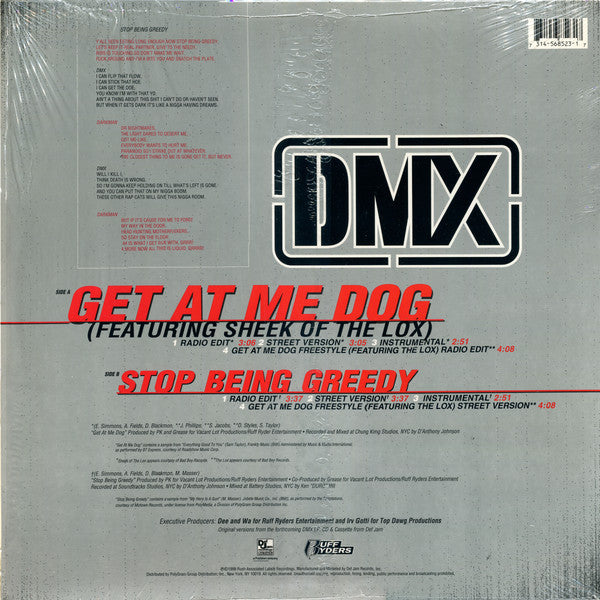 DMX : Get At Me Dog (12", Single)