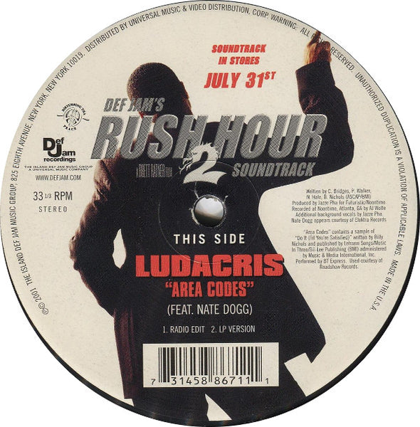 Ludacris : Area Codes (12")