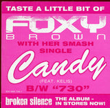 Foxy Brown : Candy (12", Promo, Pin)