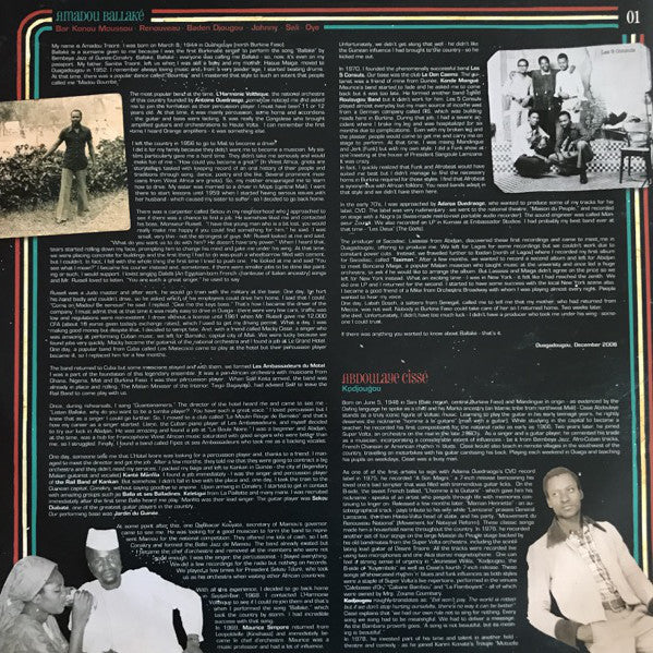 Various : Bambara Mystic Soul (The Raw Sound Of Burkina Faso 1974-1979) (2xLP, Comp)