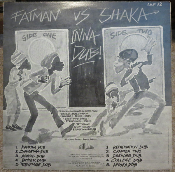 Fatman* Vrs. Shaka* : In A Dub Conference (LP, Album)