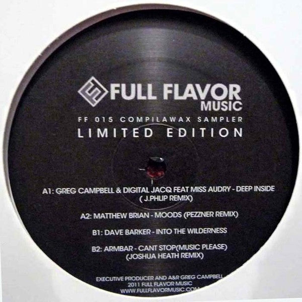 Various : Compilawax Sampler (12", Ltd, Smplr)